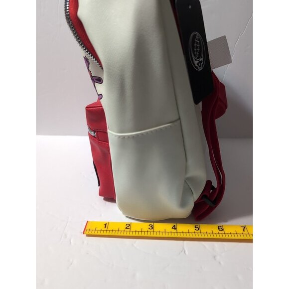 Grateful Dead Mini Backpack White/Red Straps Dancing Bears Pattern & Logo NWT - Picture 12 of 12